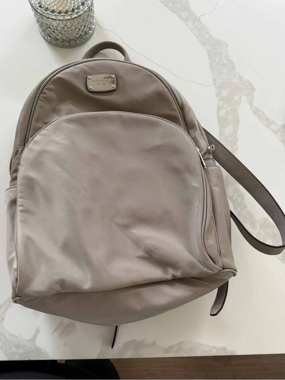 Michael Kors Abbey Medium Nylon Cargo Backpack